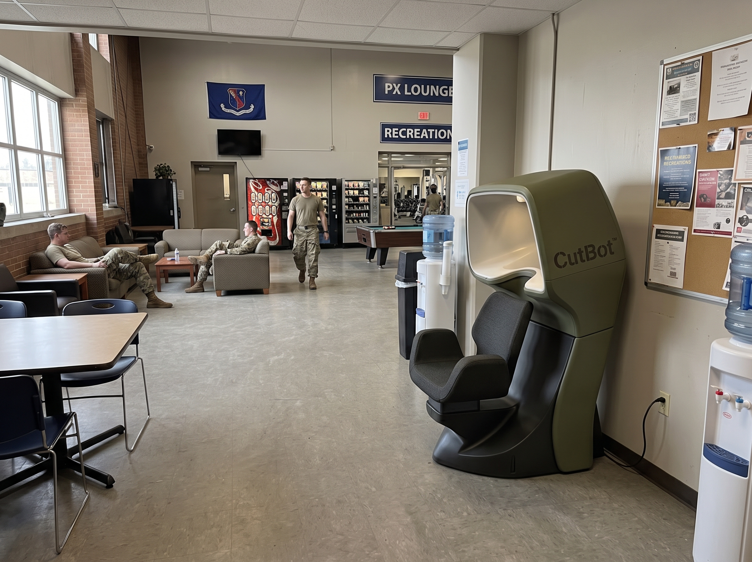 cutbot™ device in an institutional security facility